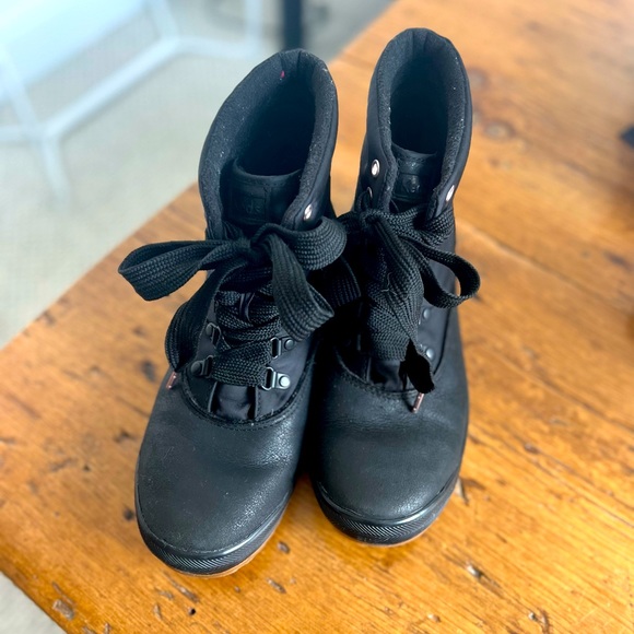 Women’s Keds Camp Waterproof Boots Black Size 8 - Picture 5 of 6